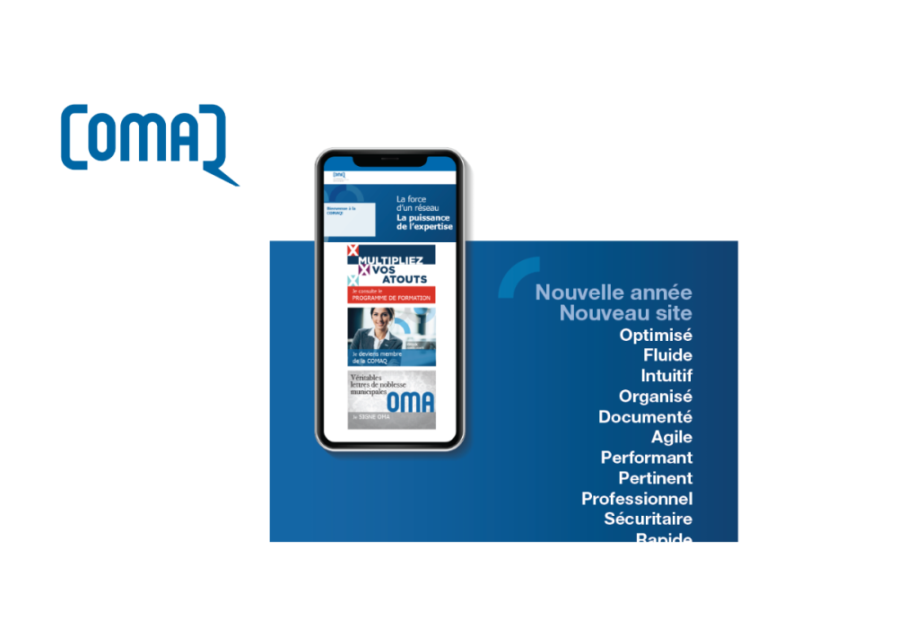 Nouveau site Web de la COMAQ